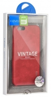 Capa Iphone X X-Level Vintage Pele Vermelho em Blister