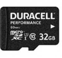 Cartão de Memória 32GB Class 10 Duracell MicroSDHC UHS-I em Blister