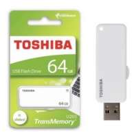 Pen Toshiba 64GB Usb 2.0 U203 Transmemory Branca em Blister
