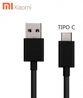 Cabo de Dados Xiaomi Tipo C Universal Preto Original em Bulk