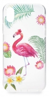 Capa Xiaomi Mi A1 Fashion  Flamingo  Silicone Transparente