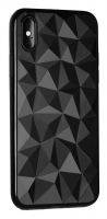 Capa Samsung Galaxy A6 2018 (Samsung A600) Silicone Fashion  Prisma  Preto Transparente