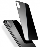 Pelicula de Vidro Traseira Iphone X, Iphone XS Baseus Preto em Blister