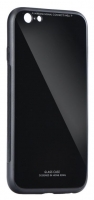 Capa Iphone X, Iphone XS  Glass  Silicone Preto Opaco