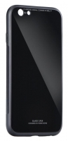 Capa Iphone XS Max  Glass  Silicone Preto Opaco
