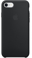 Capa Iphone 7, Iphone 8 Apple MQGK2FE/A Silicone Preto em Blister Original
