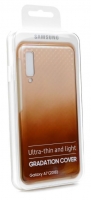 Capa Samsung Galaxy A7 2018 (Samsung A750) EF-AA750CBEGWW Silicone Dourado Original em Blister