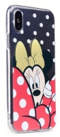 Capa Samsung Galaxy A6 Plus 2018 (Samsung A605) Silicone Minnie Mouse V15