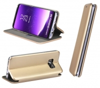 Capa Samsung Galaxy A6 Plus 2018 (Samsung A605) Flip Book Elegance Dourado