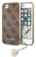 Capa Iphone X, Iphone XS GUESS Charms Collection GUHCPXGF4GBR Castanho em Blister