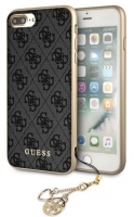 Capa Iphone X, Iphone XS GUESS Charms Collection GUHCPXGF4GBR Cinza Escuro em Blister