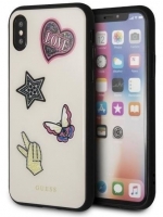 Capa Iphone X, Iphone XS GUESS Iconic GUHCPXACFGBE Beje em Blister