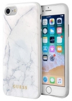Capa Iphone 7, Iphone 8 GUESS Marble Branco em Blister