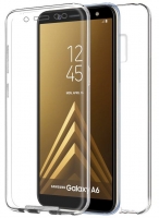 Capa Samsung Galaxy A6 Plus 2018 (Samsung A605)  360 Full Cover Acrilica + Tpu  Transparente
