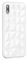 Capa Iphone X, Iphone XS Silicone Fashion  Prisma  Branco Opaco