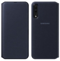 Capa Samsung Galaxy A50 (Samsung A505) EF-WA505PBEGWW  Flip Book Wallet  Preto Original em Blister