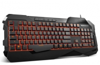 Teclado com Fio Krom Krown 3 Cores Gaming Preto