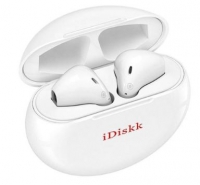 Auricular Bluetooth iDiskk 5.0 com Micro i51 TWS Branco