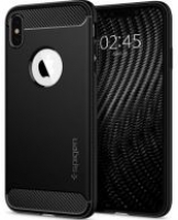 Capa Iphone 7, Iphone 8 Silicone  Spigen Armor  Preto em Blister