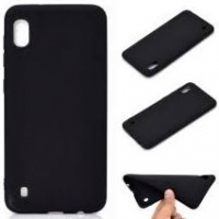 Capa Samsung Galaxy A10 (Samsung A105) Silicone  MAT  Preto Opaco