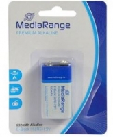 Pilhas MediaRange ALcalinas E-Block 9V (6LR61)