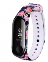 Bracelete Xiaomi Mi band 3, Mi band 4 Estampado Flores