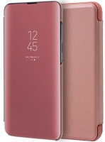 Capa Samsung Galaxy A10 (Samsung A105) Flip Book Clear View Rosa Compativel