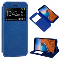 Capa Xiaomi Redmi 7A Flip Book com Janela Azul