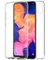 Capa Samsung Galaxy A10 (Samsung A105)  360 Full Cover Acrilica + Tpu  Transparente