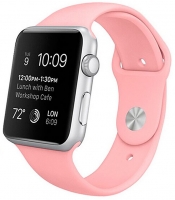 Bracelete Apple Watch Series 1 / 2 / 3 / 4 (38 / 40 mm) Goma Rosa