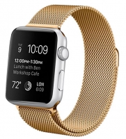 Bracelete Apple Watch Series 1 / 2 / 3 / 4 (38 / 40 mm) Metal Dourado