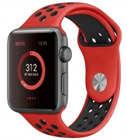 Bracelete Apple Watch Series 1 / 2 / 3 / 4 (42 / 44 mm) Sport Vermelho