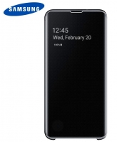 Capa Samsung Galaxy S10 Plus (Samsung G975) Flip Book Clear View Preto Original
