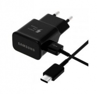 Carregador Samsung EP-TA200 com Cabo de Dados Samsung EP-DG970BWE Type C Preto Original em Bulk