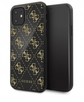 Capa Iphone 11 6.1  GUESS Double Glitter Preto em Blister