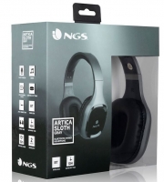 Headphones Bluetooth e Micro NGS Artica Sloth Gray Preto