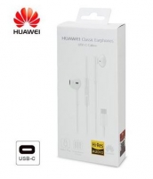 Auricular Huawei Classic Stereo Tipo C Branco Original em Blister