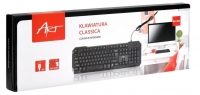 Teclado ART AK-46 USB Classica Keyboard Preto