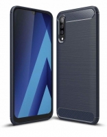 Capa Samsung Galaxy A40 (Samsung A405) Silicone  Lux Carbon  Azul
