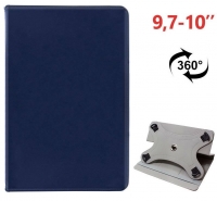 Capa  Flip Book  Tablet 9.7  / 10  Giratoria Azul em Blister