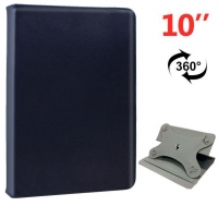 Capa  Flip Book  Tablet 10  Giratoria Azul em Blister