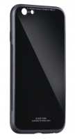 Capa Iphone 11 6.1   Glass  Silicone Preto Opaco