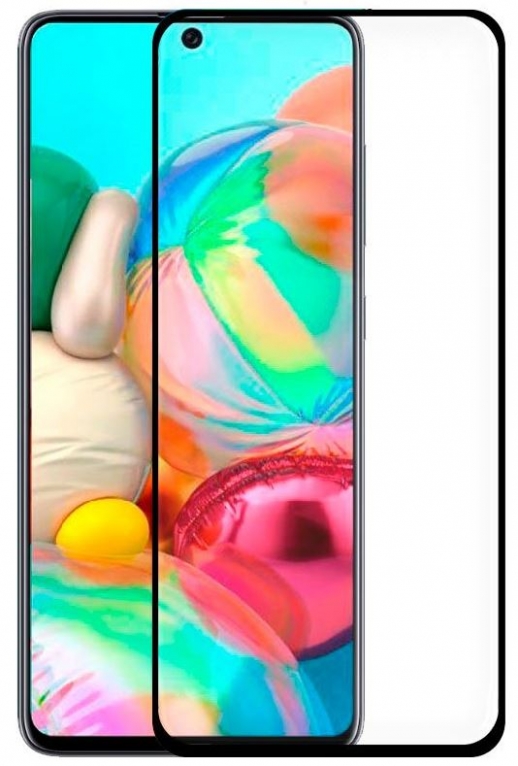 Pelicula de Vidro Temperado Samsung Galaxy A71 / Samsung Galaxy S10e / Samsung Galaxy Note 10 Lite Full Face 5D Preto