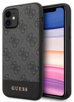 Capa Iphone 11 6.1  GUESS Tela Padrão Preto em Blister