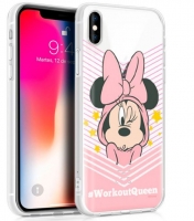 Capa Iphone X, Iphone XS Disney Minnie Estrelas Licenciada Silicone em Blister