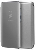 Capa Samsung Galaxy A71 (Samsung A715) Flip Book Clear View Prateado Compativel