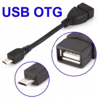 Cabo Usb OTG Fêmea para Micro Usb Gembird Cablexpert Preto