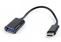 Cabo Adaptador Gembird USB Fêmea OTG para Type-C