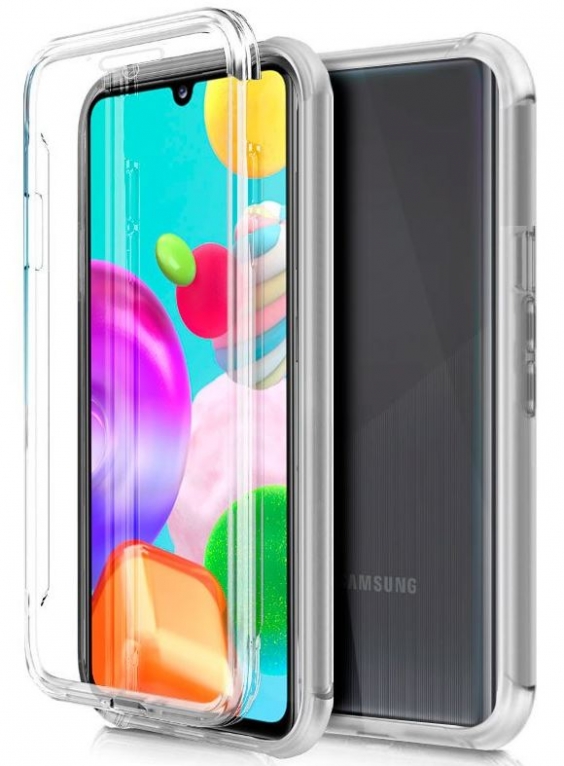 Capa Samsung Galaxy A41 (Samsung A415)  360 Full Cover Acrilica + Tpu  Transparente