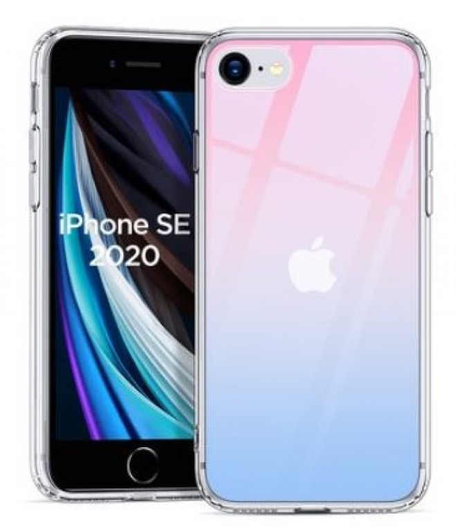 Capa Iphone 7, Iphone 8, Iphone SE 2020 ESR Ice Shield Red Blue em Blister